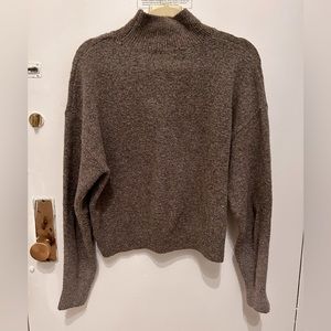 Brown turtleneck sweater - size small